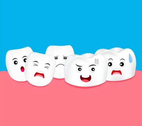 Smiley tooth illustration